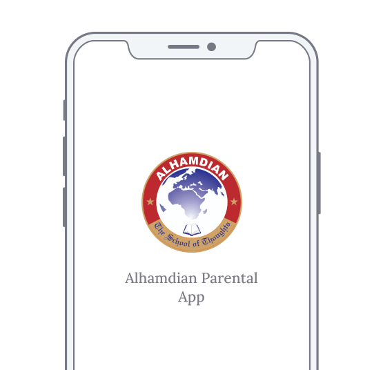 Smartphone showing Alhamdian App